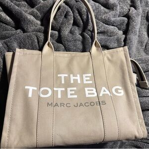 NEW…Marc Jacobs Light Tan Tote with Black Label